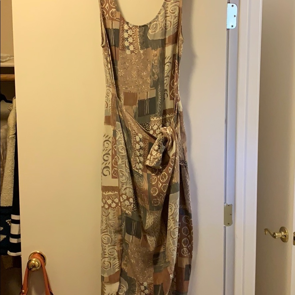 Vintage Elisse wrap maxi dress  Sz M
